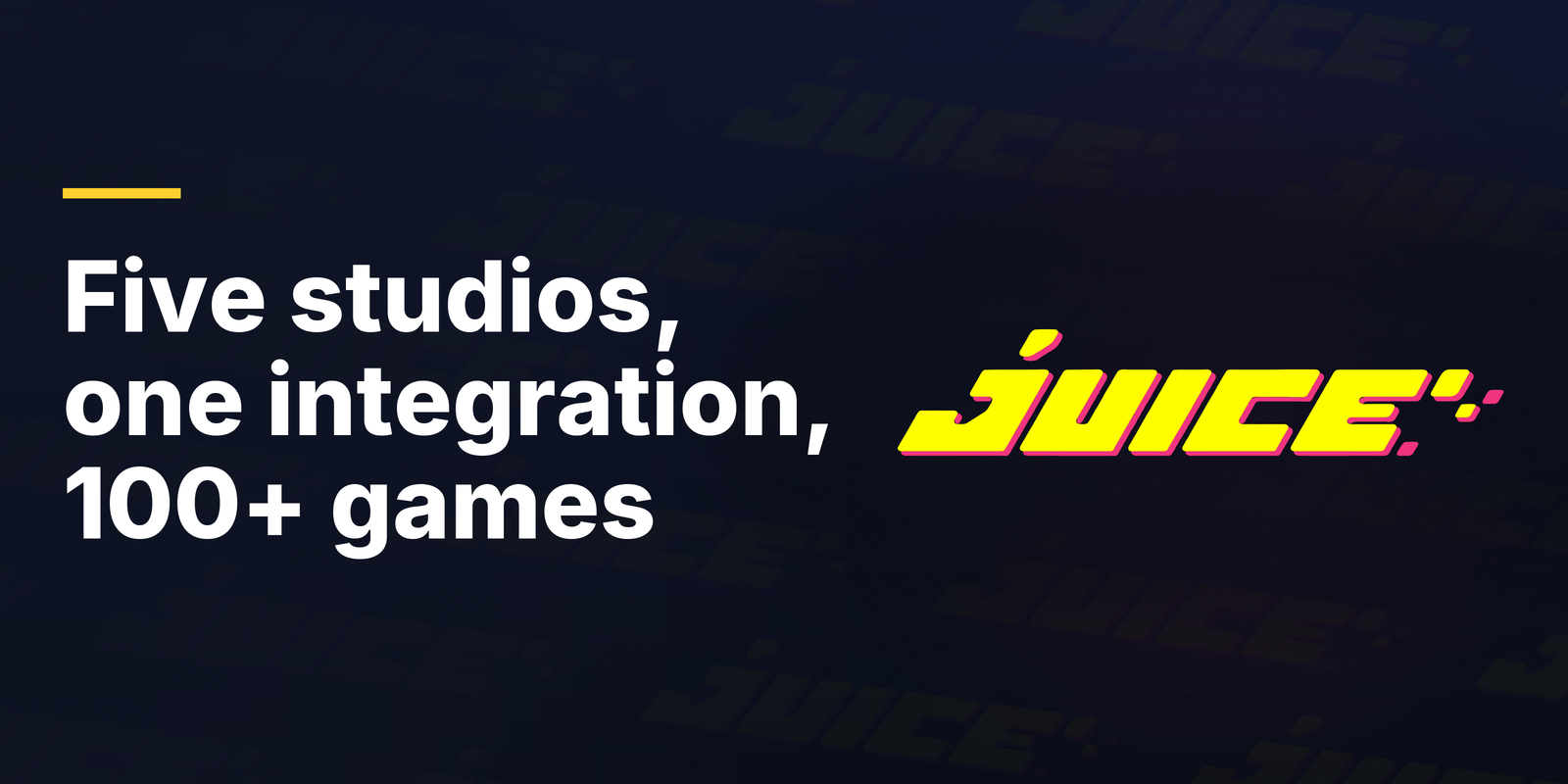 Five Stake-exclusive studios rebrand as Juice and open distribution to all operators